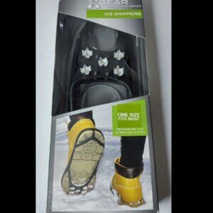 X Gear ice Grippers size Large Men shoe 12-14 (T1)